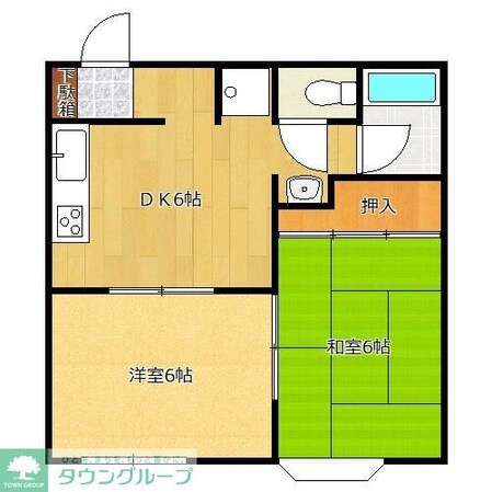 シャトル中山の物件間取画像